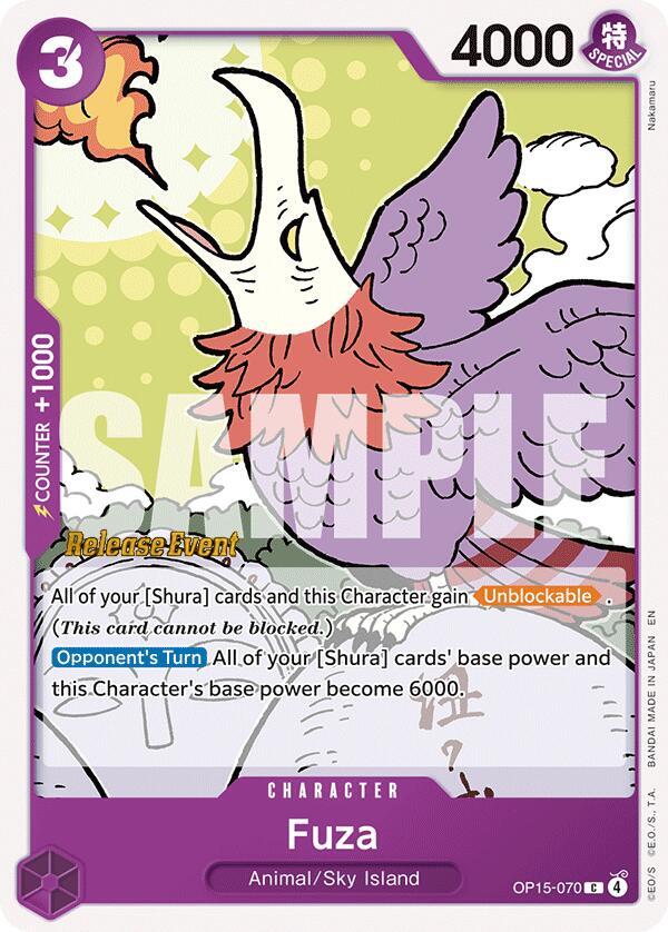 Fuza - Adventure on Kami's Island Release Event Cards - One Piece