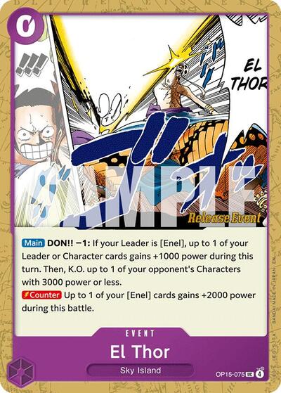 El Thor Adventure on Kami's Island Release Event Cards card price