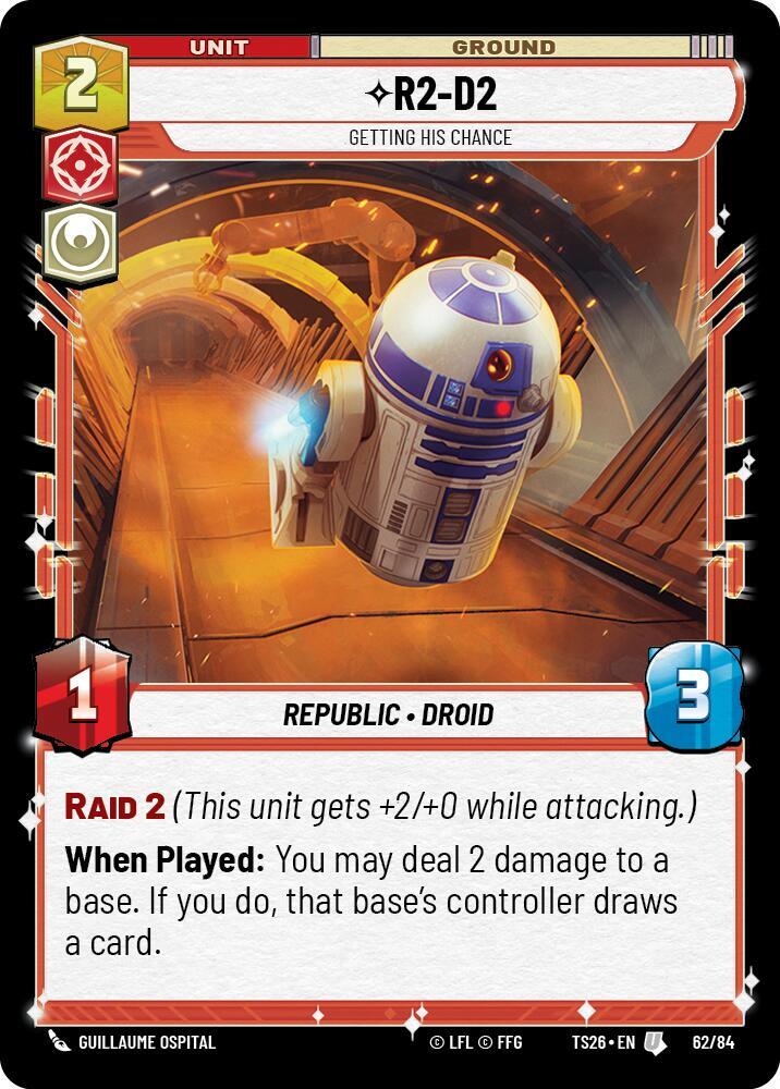 R2-D2 - Getting His Chance - Twin Suns - Star Wars: Unlimited