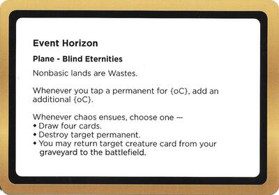 Event Horizon Black Lotus Unknown Planechase
