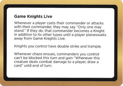Game Knights Live Black Lotus Unknown Planechase