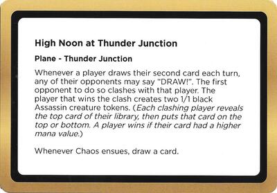 High Noon at Thunder Junction Black Lotus Unknown Planechase
