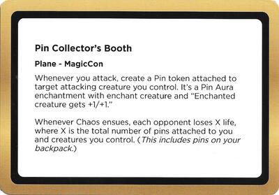 Pin Collectors Booth Black Lotus Unknown Planechase