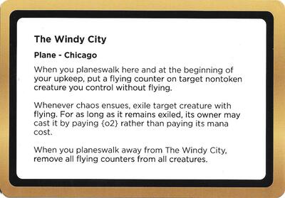 The Windy City Black Lotus Unknown Planechase
