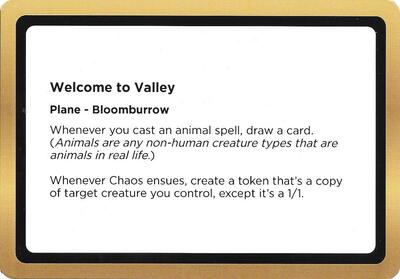 Welcome to Valley Black Lotus Unknown Planechase