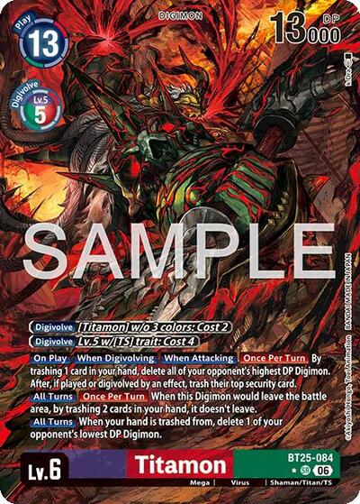 Titamon (Alternate Art) Dual Revolution card price