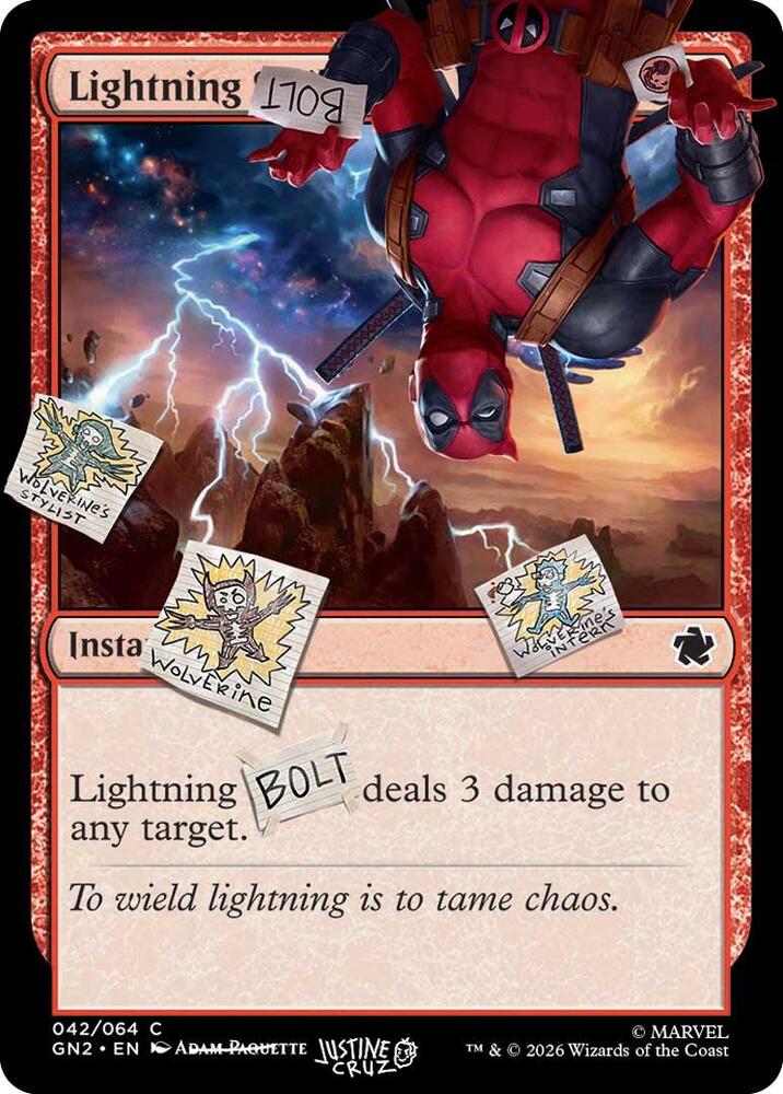 Lightning Bolt (042) - Secret Lair Drop Series - Magic: The