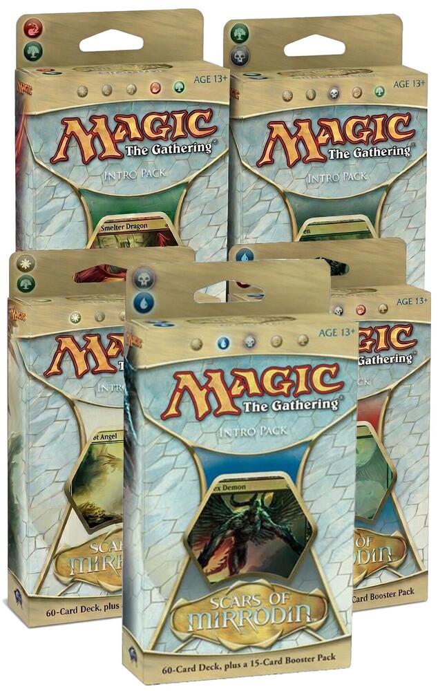 Scars of Mirrodin - Intro Pack [Set of 5] - Scars of Mirrodin - Magic: The  Gathering - TCGplayer.com