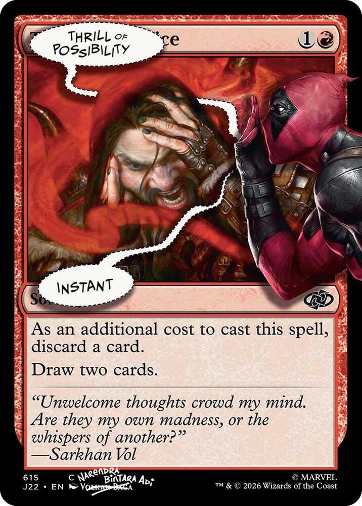 mtg cards like thrill of possibility Magic The Gathering - Mystery - Thrill of Possibility