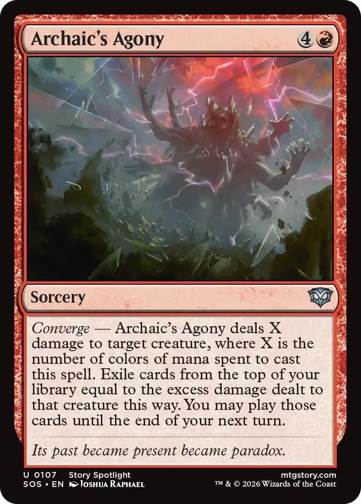 Archaic's Agony - Secrets of Strixhaven - Magic: The Gathering