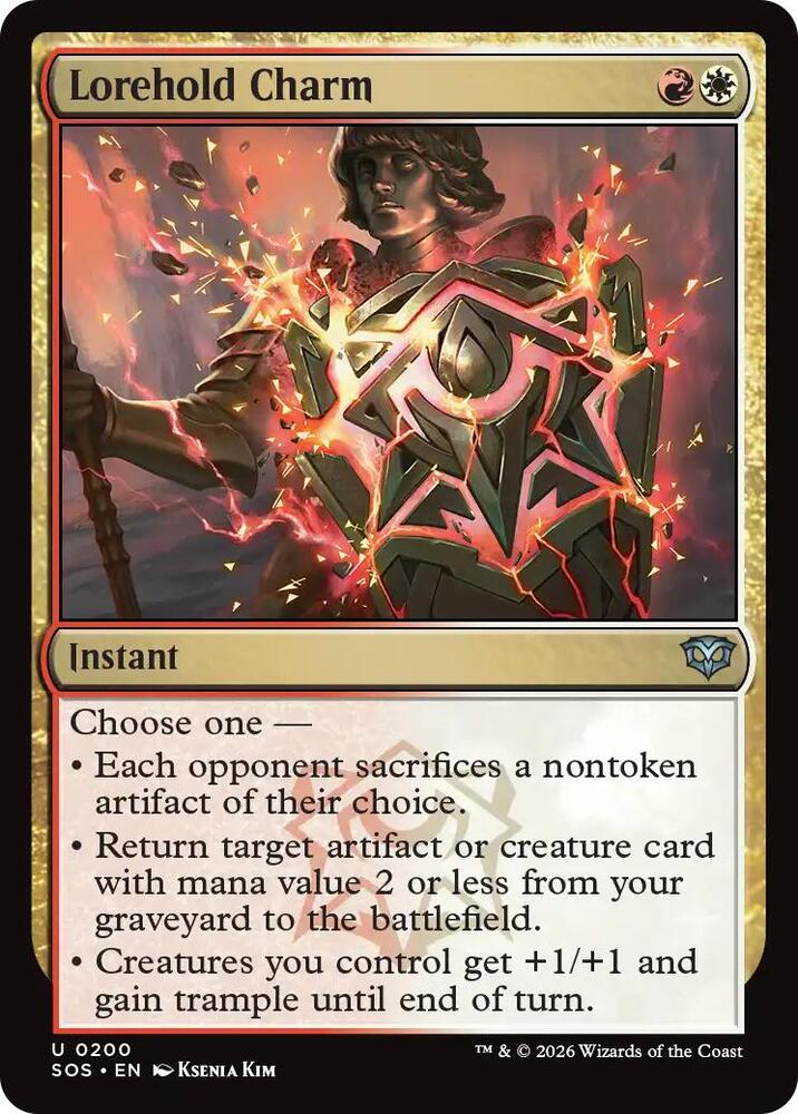 Lorehold Charm - Secrets of Strixhaven - Magic: The Gathering