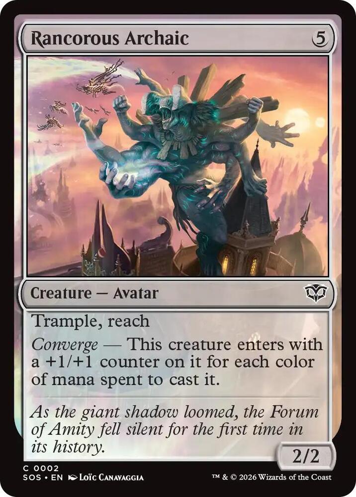 Rancorous Archaic - Secrets of Strixhaven - Magic: The Gathering