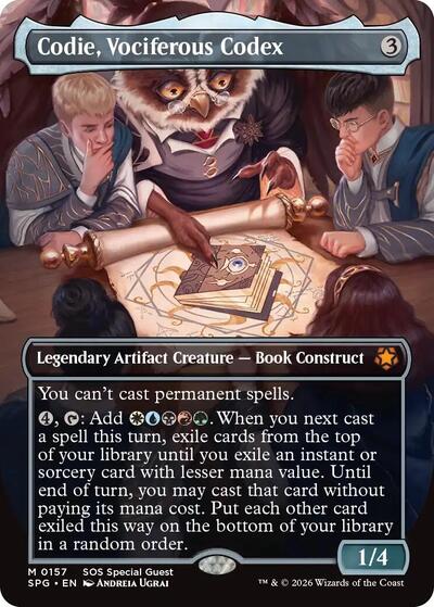 Codie Vociferous Codex Borderless