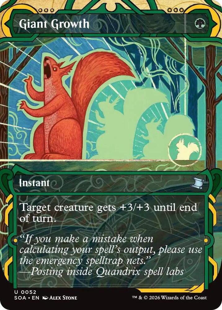 Giant Growth - Secrets of Strixhaven: Mystical Archive - Magic