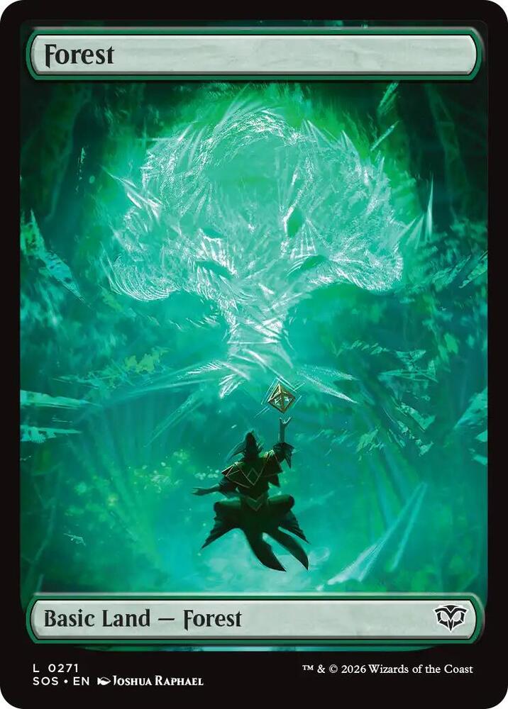 SukeGrassRoots　FOREST Forest (0271) - Secrets of Strixhaven - Magic: The Gathering