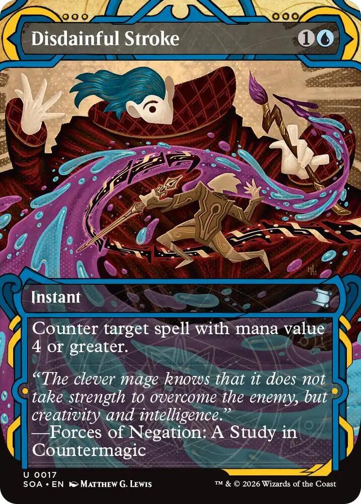 Disdainful Stroke 17 card