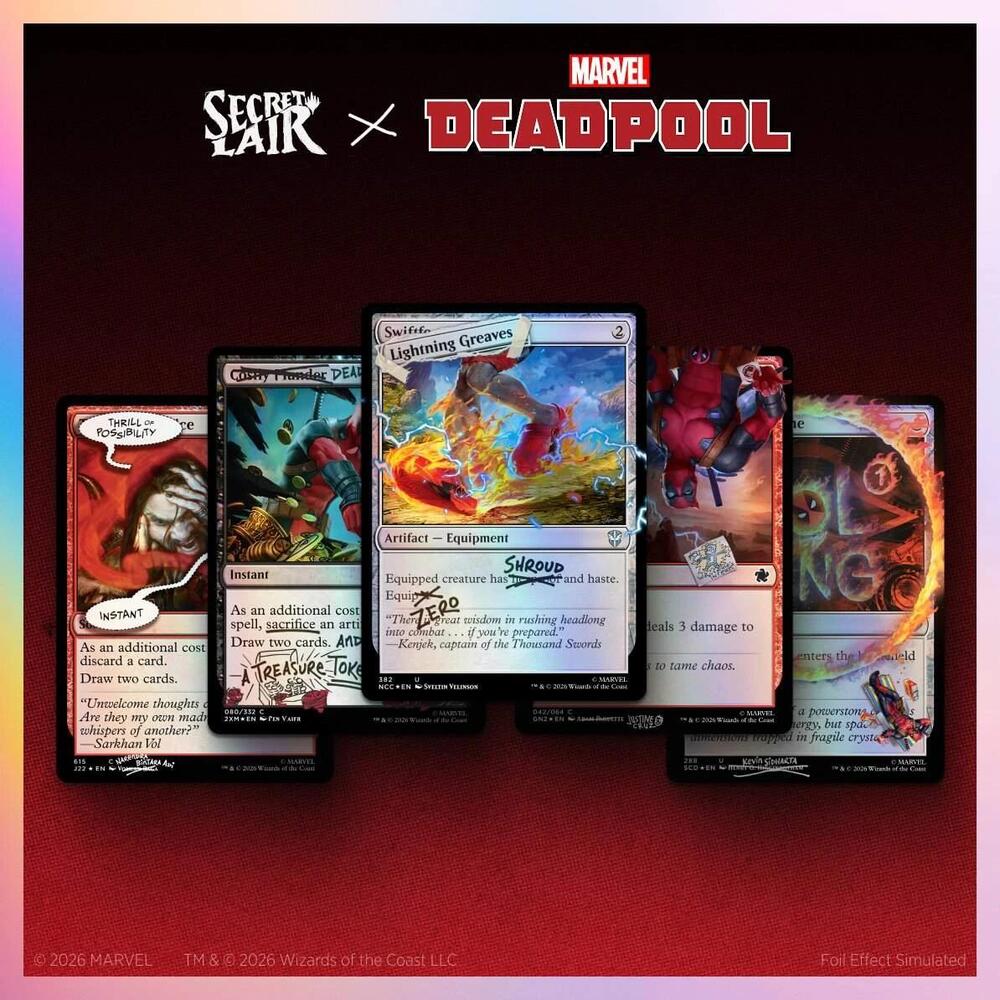 Secret Lair Drop: Secret Lair x Marvel's Deadpool: I Fixed It (You