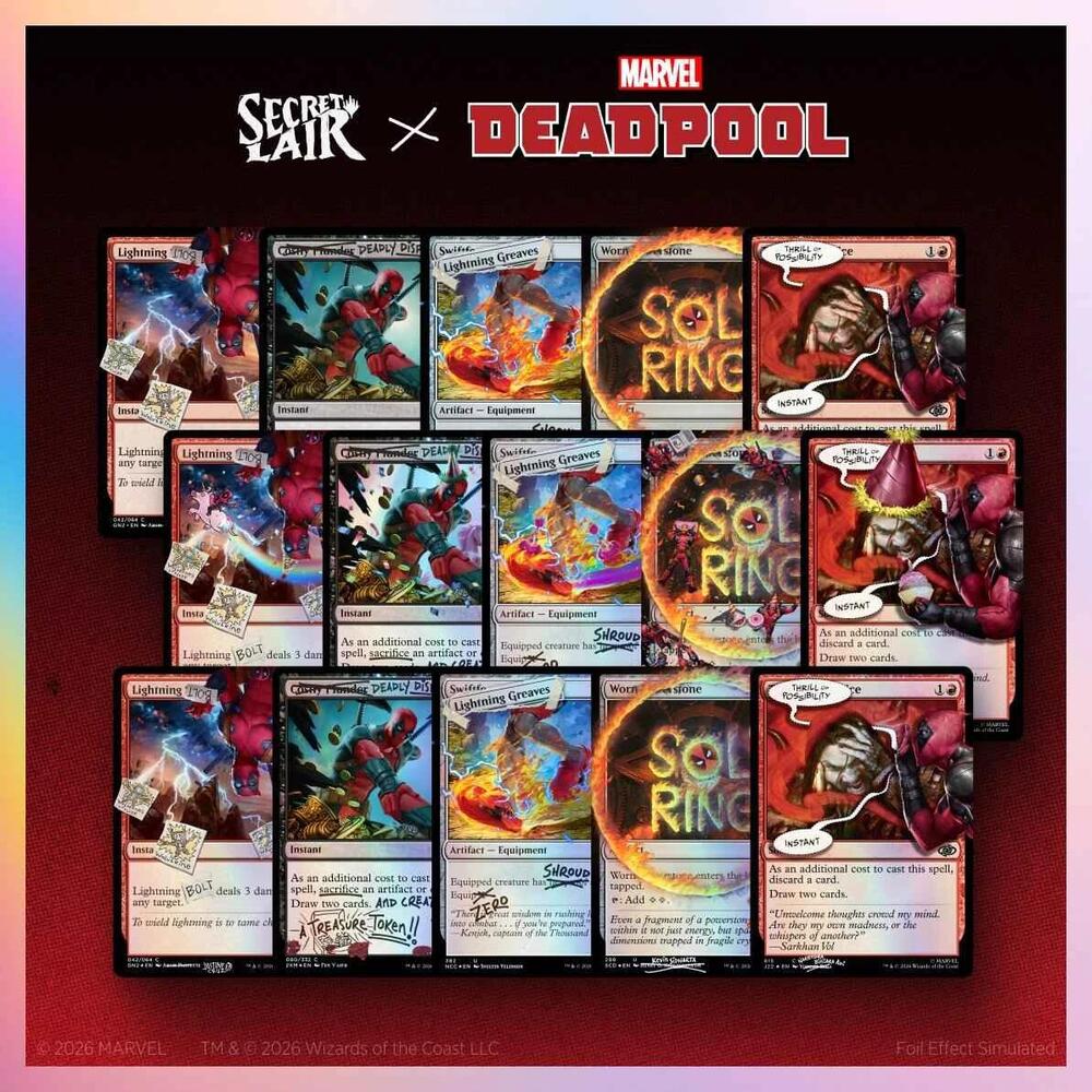 Secret Lair Drop: Secret Lair x Marvel's Deadpool