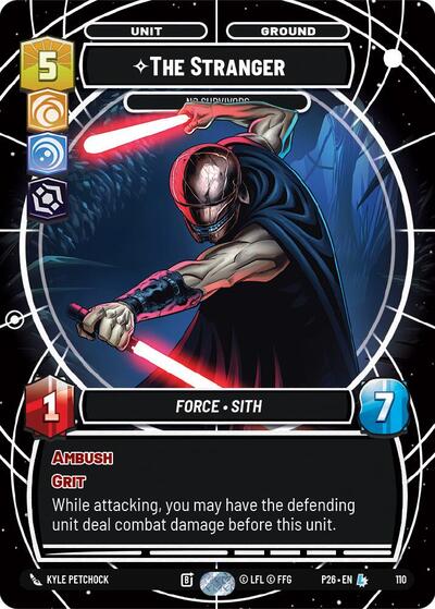 The Stranger - No Survivors Sector and Regional Promos: Season 1 card price