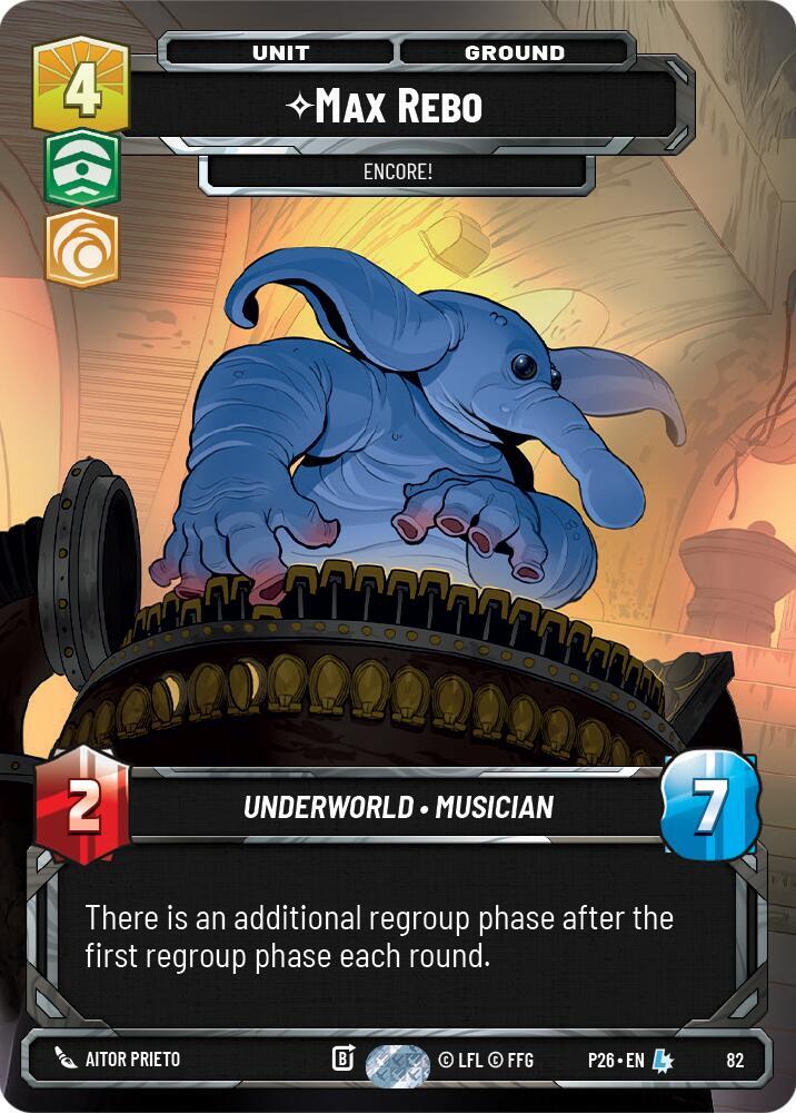 Max Rebo 82 card