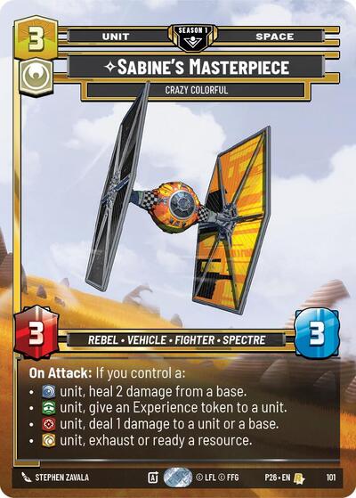 Sabine's Masterpiece - Crazy Colorful (101) Sector and Regional Promos: Season 1 card price