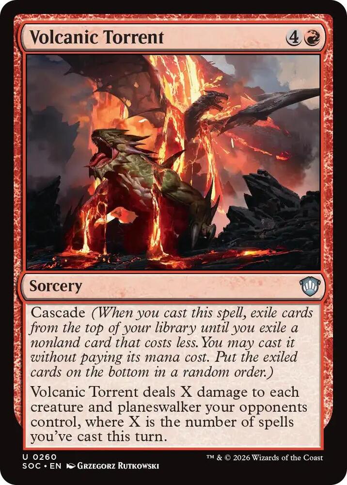 Volcanic Torrent - Commander: Secrets of Strixhaven - Magic: The
