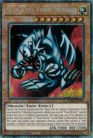 yugioh cards blue eyes toon dragon YuGiOh! Blue Eyes Toon Dragon Limited Edition Metal Card