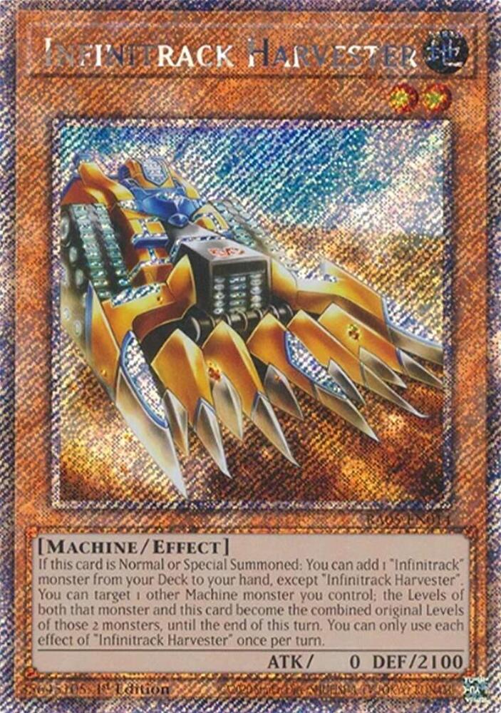 Infinitrack Harvester (Platinum Secret Rare) - Rarity Collection 5