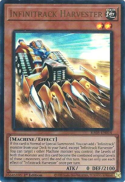 Infinitrack Harvester (Ultra Rare) - Rarity Collection 5 - YuGiOh ...