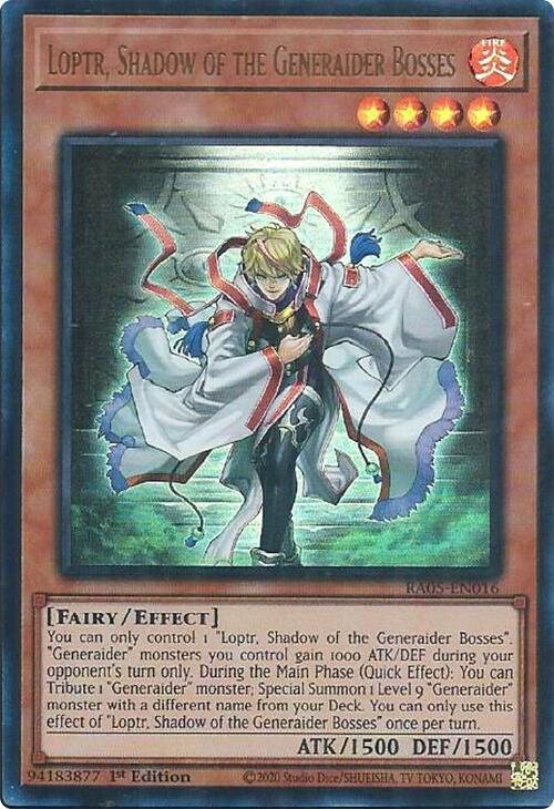 Loptr, Shadow of the Generaider Bosses (Ultra Rare) - Rarity Collection ...