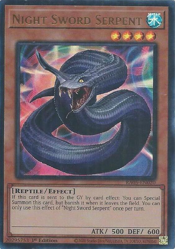 Night Sword Serpent (Ultra Rare) - Rarity Collection 5 - YuGiOh ...