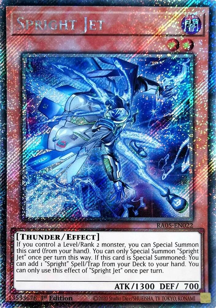 Spright Jet (Platinum Secret Rare) - Rarity Collection 5 - YuGiOh - TCGplayer.com Spright Jet (Platinum Secret Rare) - Rarity Collection 5 - YuGiOh - TCGplayer.com