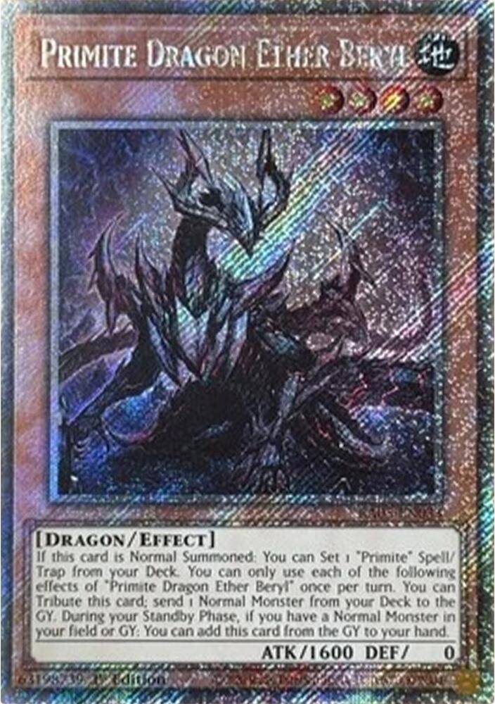 Primite Dragon Ether Beryl (Platinum Secret Rare) - Rarity