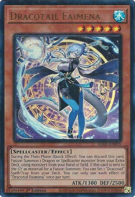 Dracotail Faimena (Ultra Rare) - Rarity Collection 5 - YuGiOh