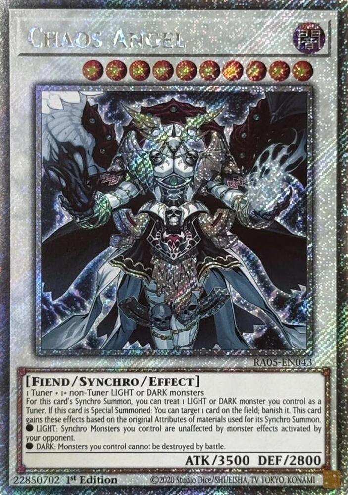 Chaos Angel (Platinum Secret Rare) - Rarity Collection 5 - YuGiOh