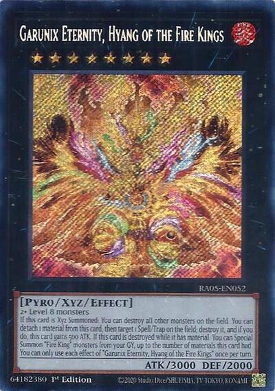Garunix Eternity, Hyang of the Fire Kings (Secret Rare)
