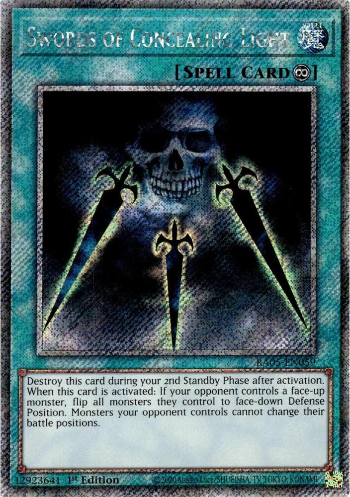 Swords of Concealing Light (Platinum Secret Rare) - Rarity