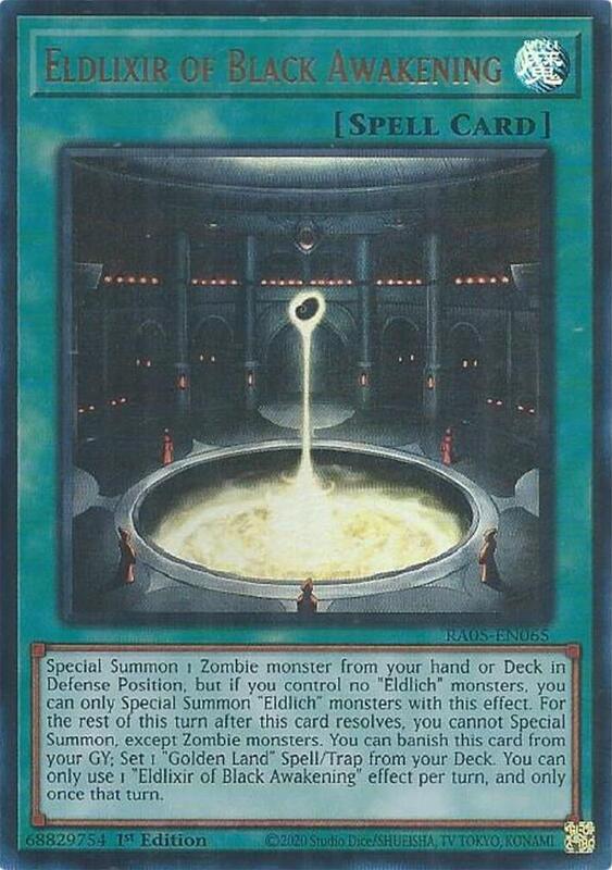 Eldlixir of Black Awakening (Ultra Rare) - Rarity Collection 5 - YuGiOh ...