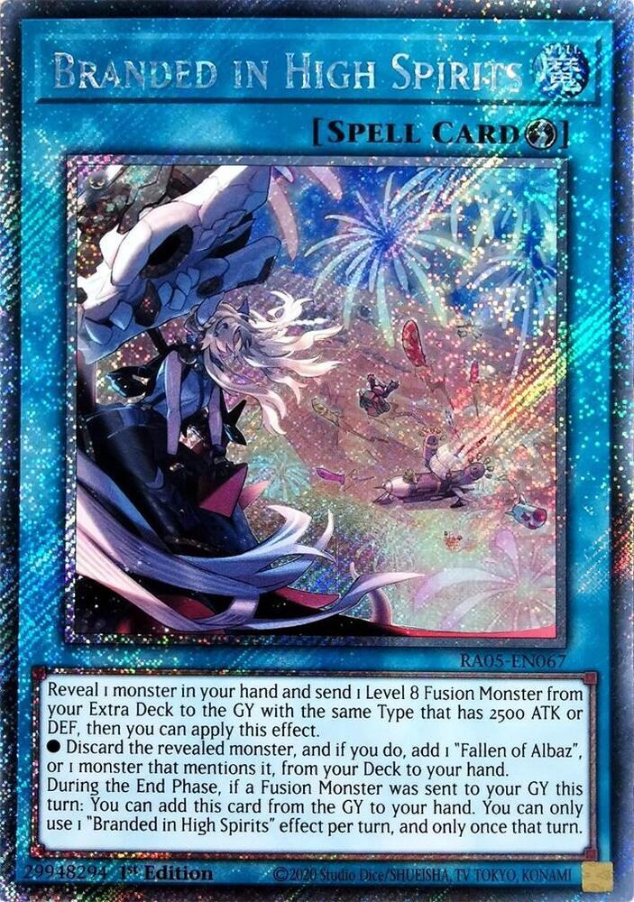Branded in High Spirits (Platinum Secret Rare) - Rarity Collection 5 -  YuGiOh - TCGplayer.com