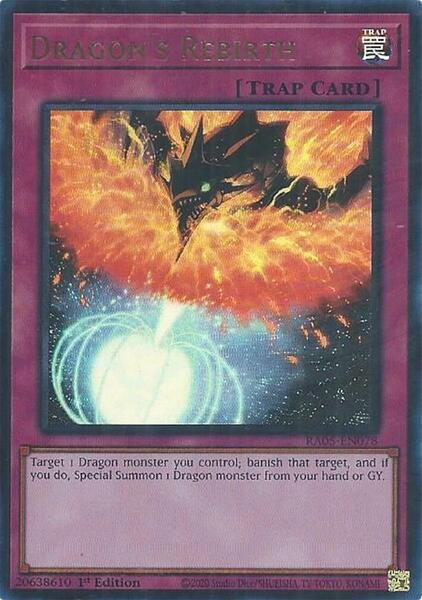 Dragon's Rebirth (Ultra Rare) - Rarity Collection 5 - YuGiOh ...