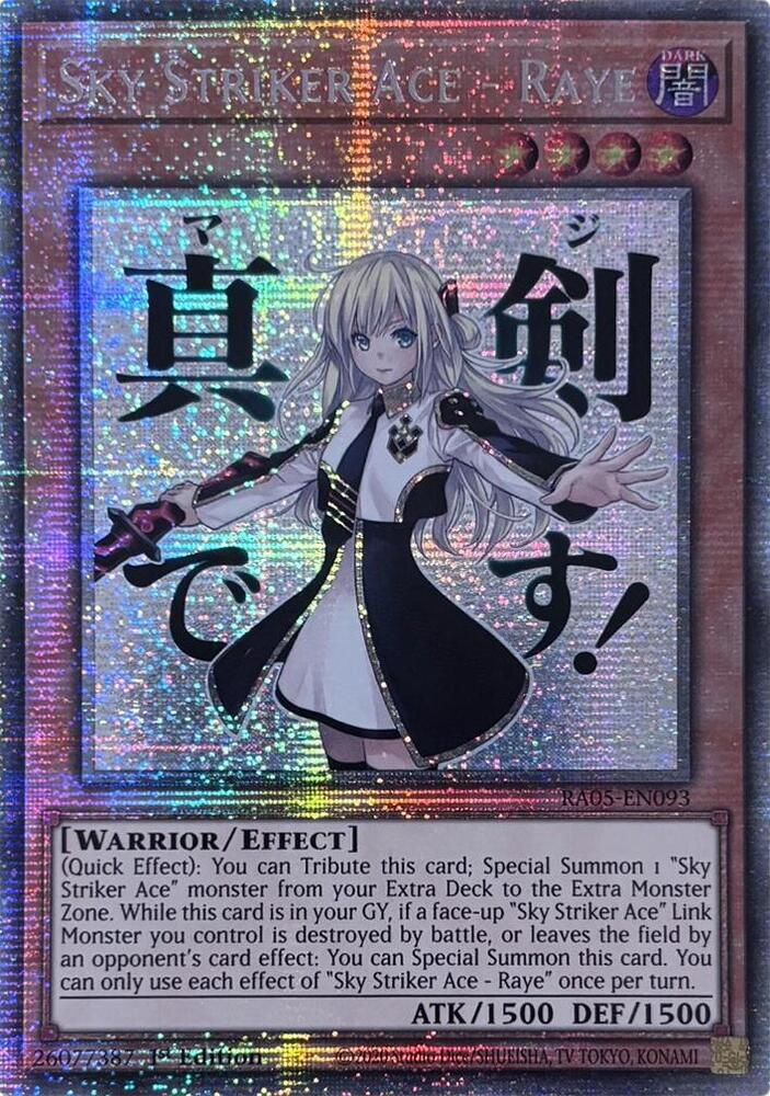 Sky Striker Ace - Raye (Starlight Rare) - Rarity Collection 5