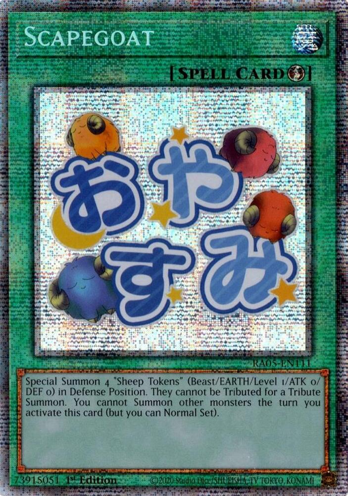 皇帝テラス Sレアリティ トレーディングカード Scapegoat (Starlight Rare) - Rarity Collection 5 - YuGiOh