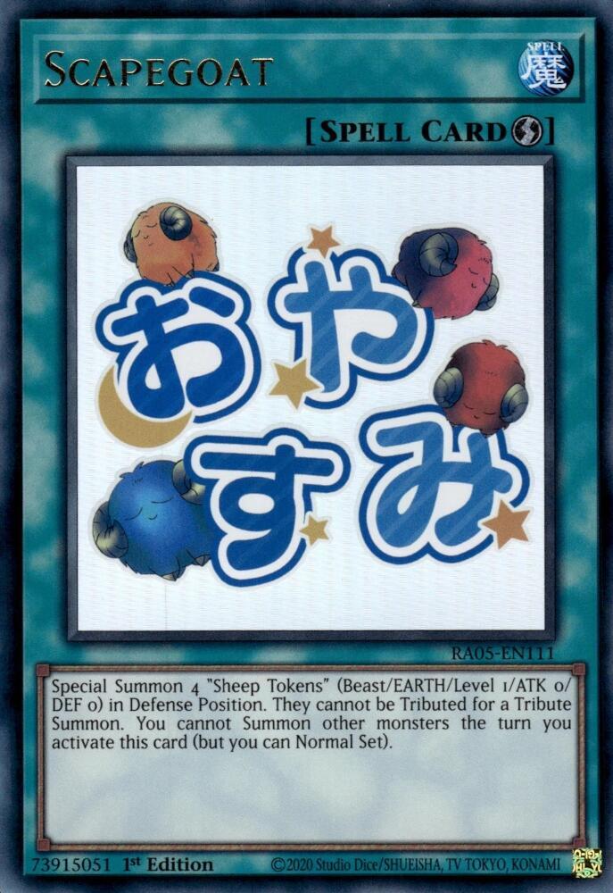 scapegoat deck yugioh Scapegoat Token (Yellow) [TKN1-EN002] Common – Media Reload main image 0