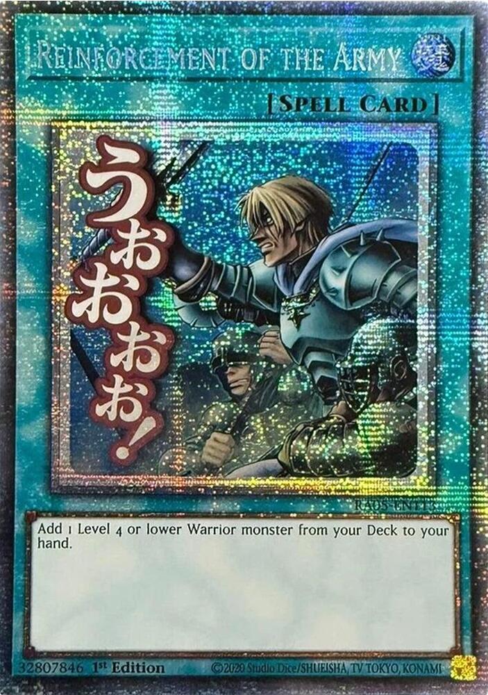 Reinforcement of the Army (Starlight Rare) - Rarity Collection 5 - YuGiOh