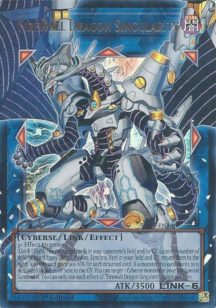 Firewall Dragon Singularity - Rarity Collection 5 - YuGiOh