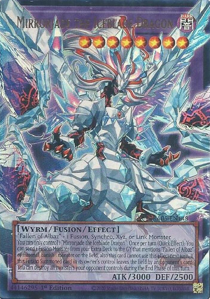 遊戯王　ドラゴン　コレクション Mirrorjade the Iceblade Dragon - Rarity Collection 5 - YuGiOh