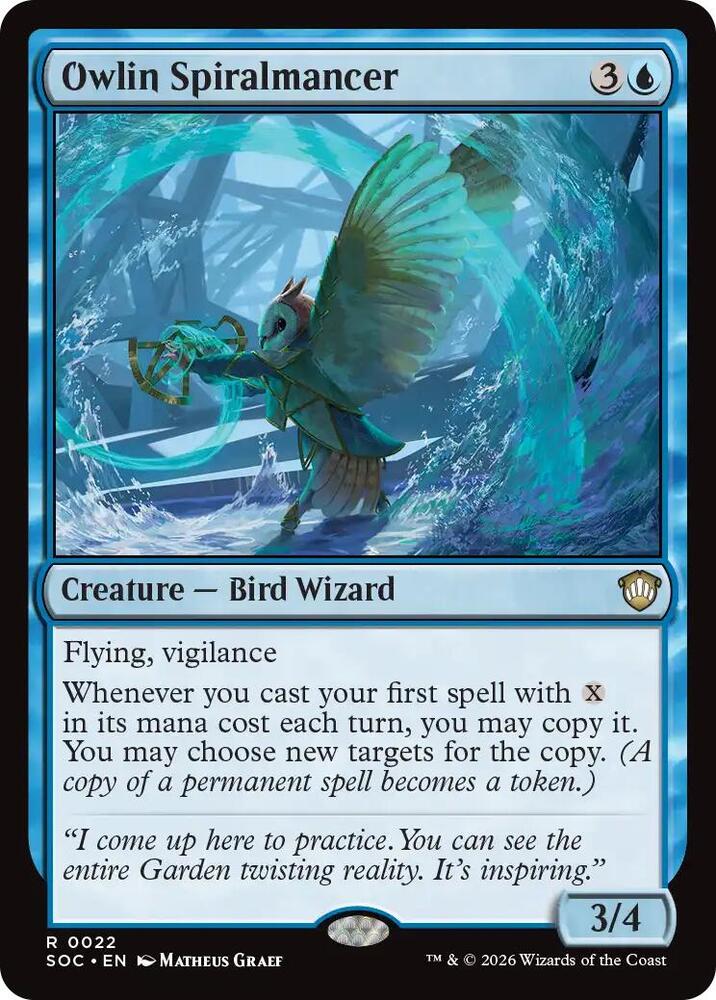 Owlin Spiralmancer - Commander: Secrets of Strixhaven - Magic: The