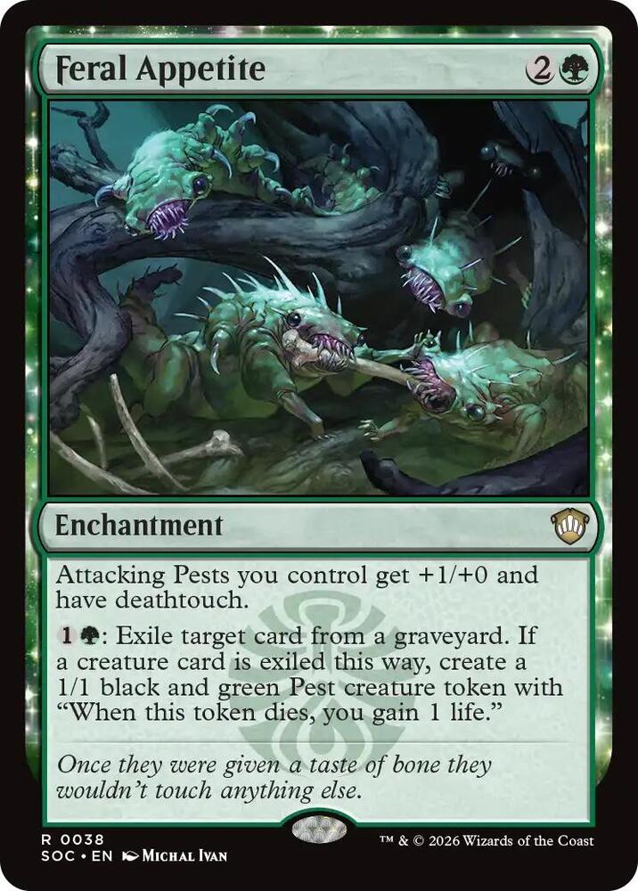 Feral Appetite - Commander: Secrets of Strixhaven - Magic: The Gathering - TCGplayer.com Feral Appetite - Commander: Secrets of Strixhaven - Magic: The Gathering - TCGplayer.com