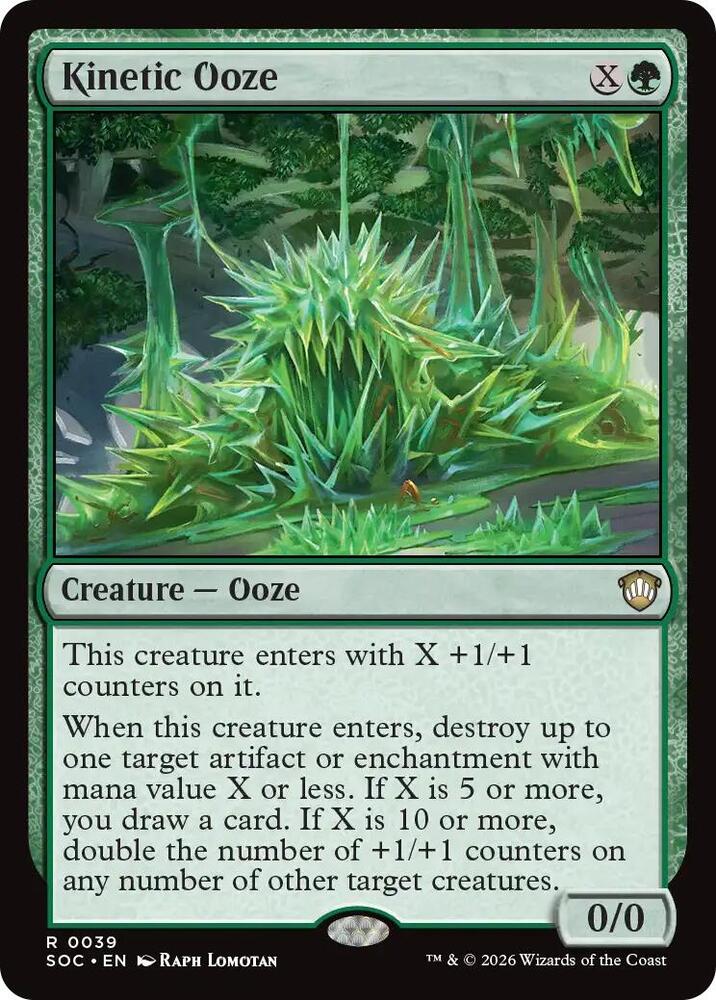Kinetic Ooze - Commander: Secrets of Strixhaven - Magic: The