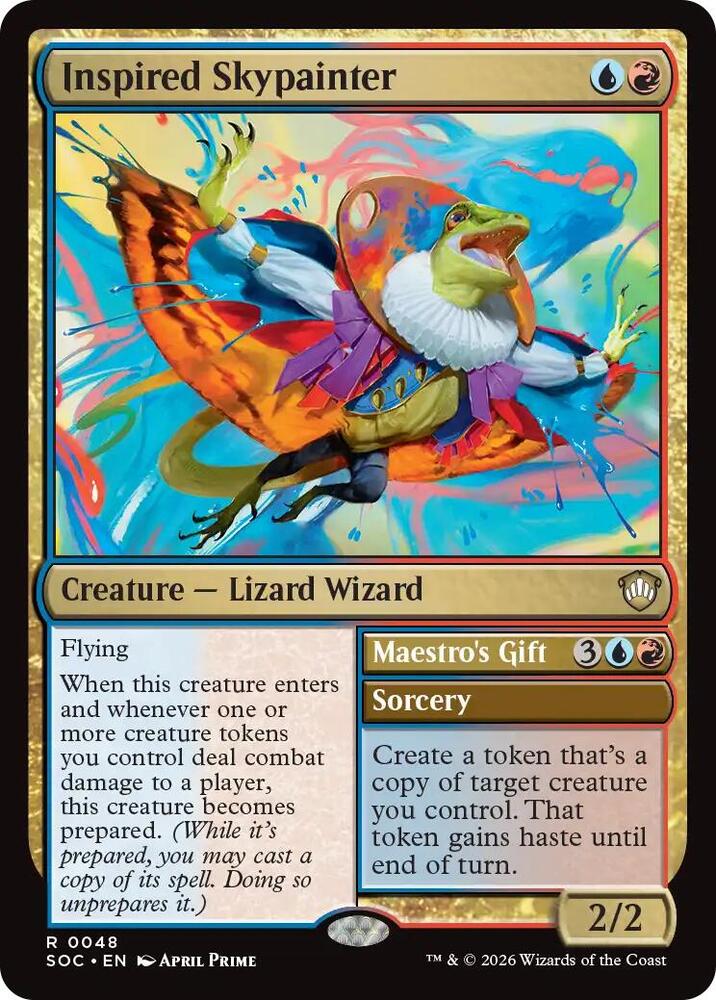 Inspired Skypainter - Commander: Secrets of Strixhaven - Magic